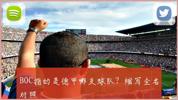 BOC指的是德甲哪支球队？缩写全名对照